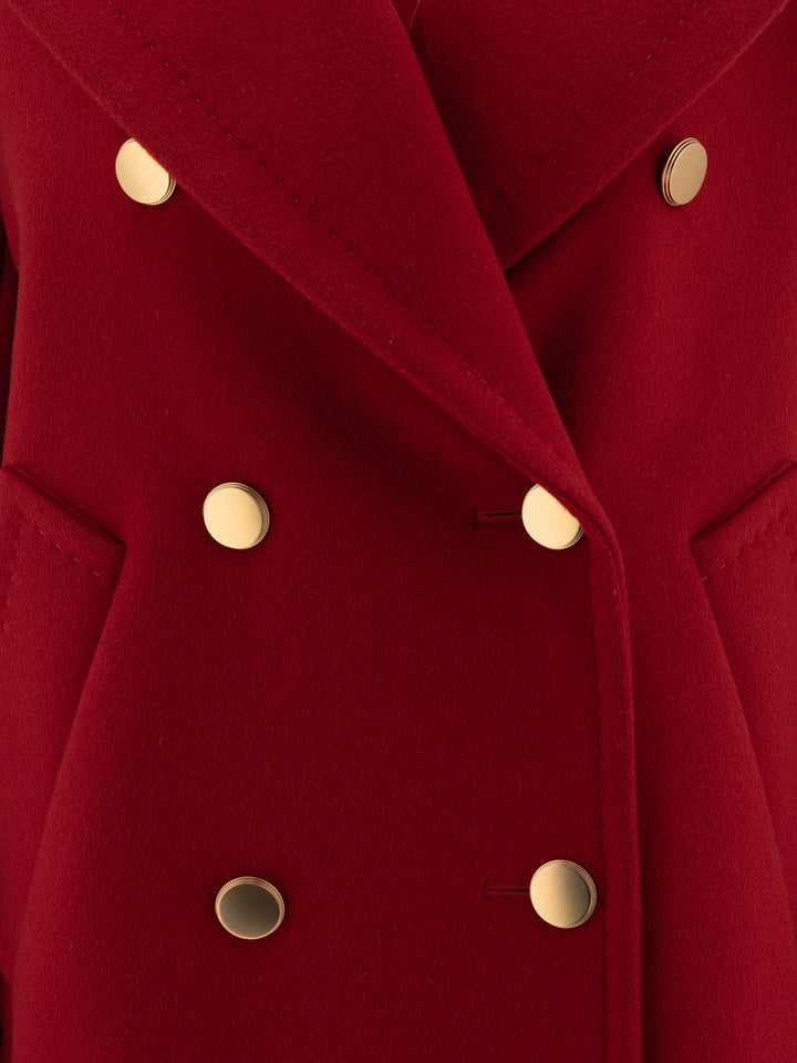 Double Cashmere Coat Coats Red