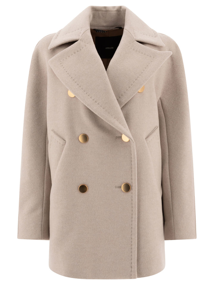 Double Cashmere Coat Coats Beige