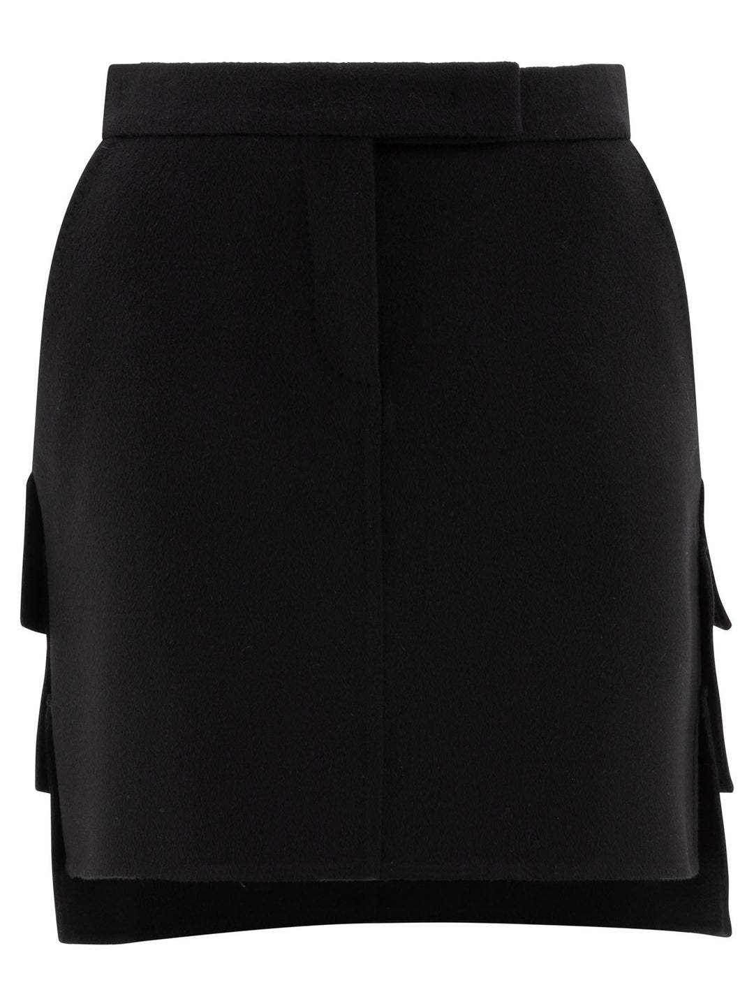 Camelwool Miniskirt Skirts Black