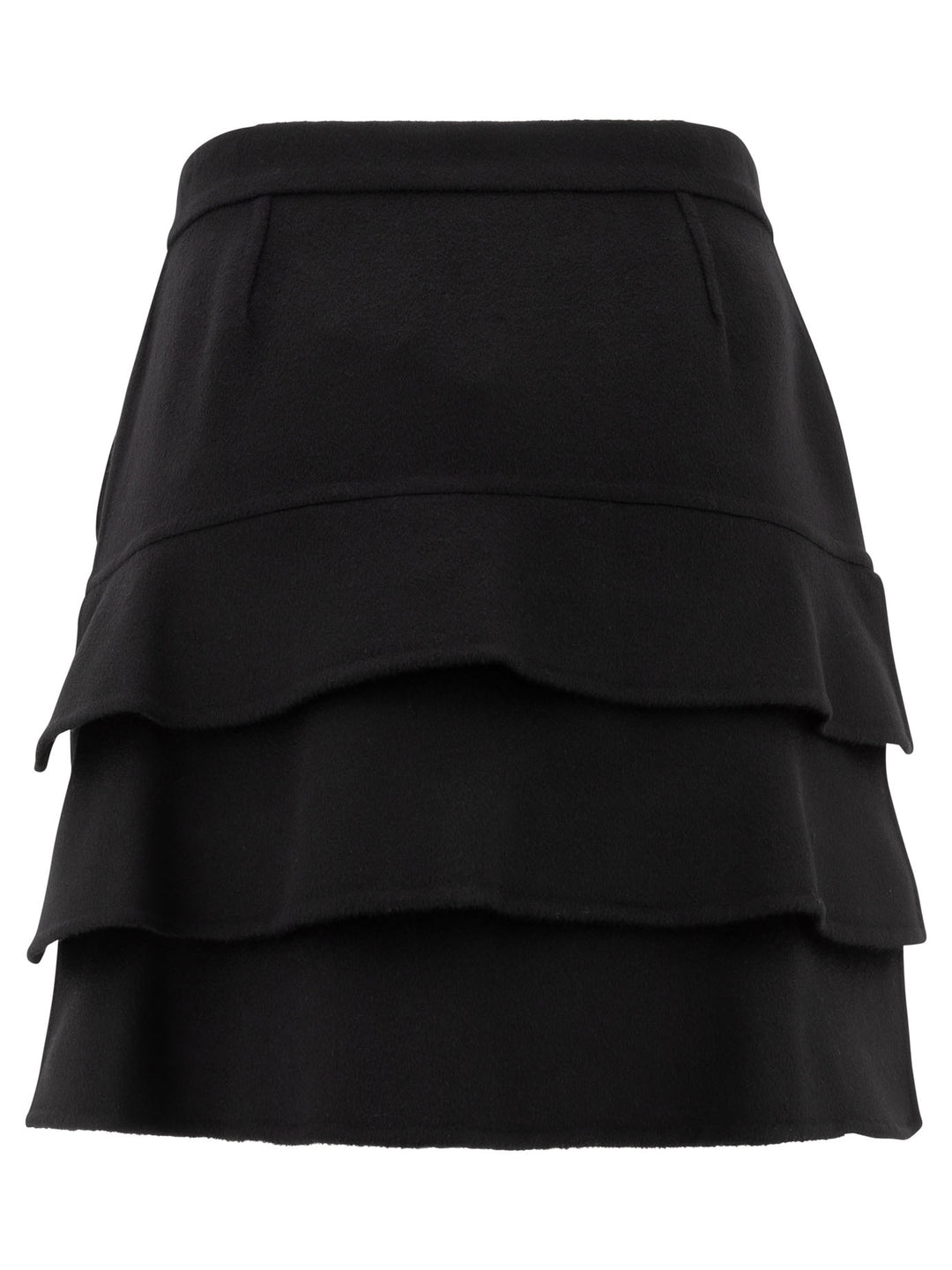 Camelwool Miniskirt Skirts Black