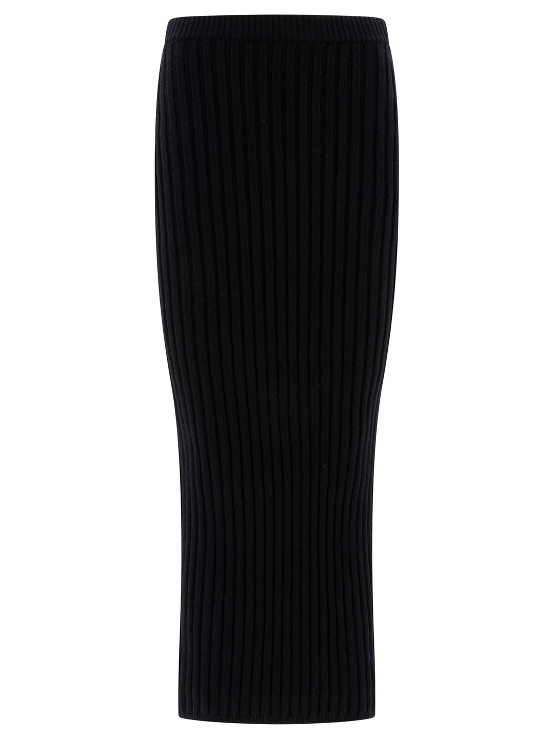 Wool And Cashmere Knit Skirt Skirts Black