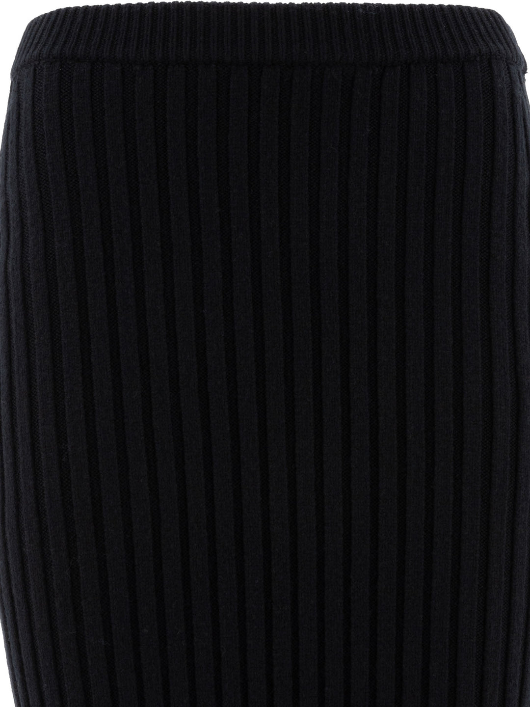 Wool And Cashmere Knit Skirt Skirts Black