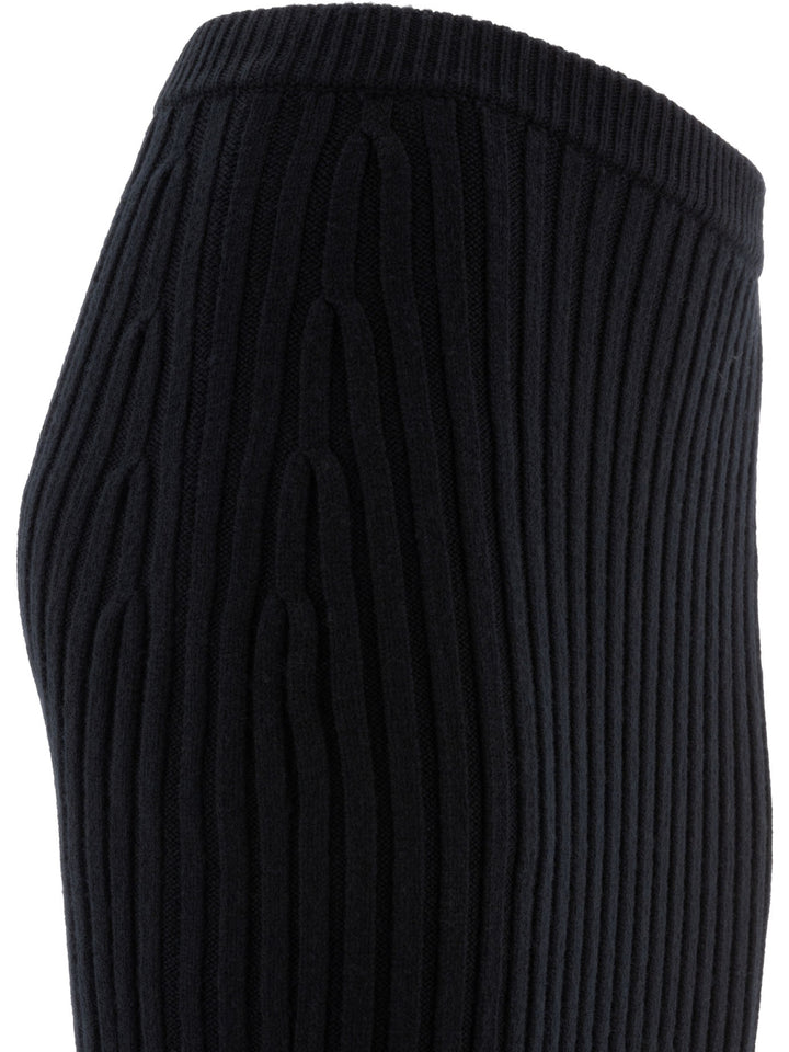 Wool And Cashmere Knit Skirt Skirts Black