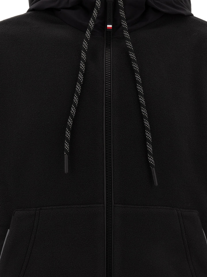 Zipped Hoodie Sweatshirts Black