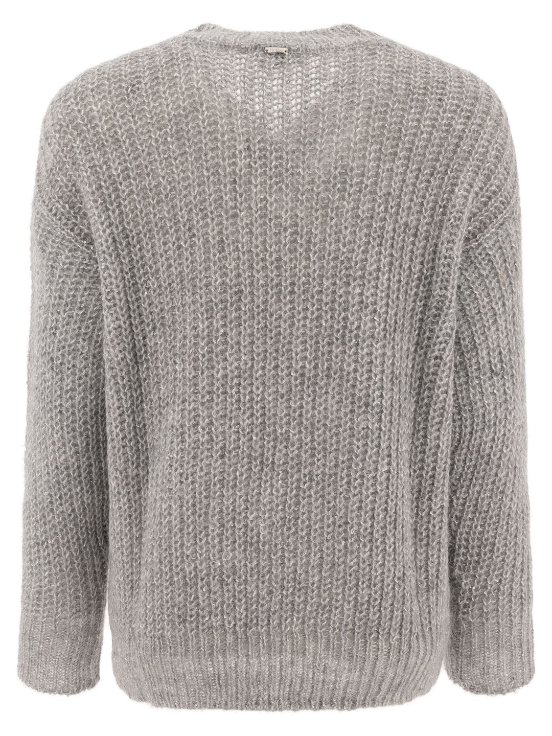 Sweater With Sequins Knitwear Grey