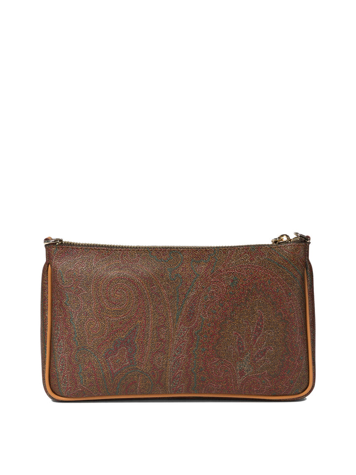 Mini Paisley Shoulder Bags Bordeaux