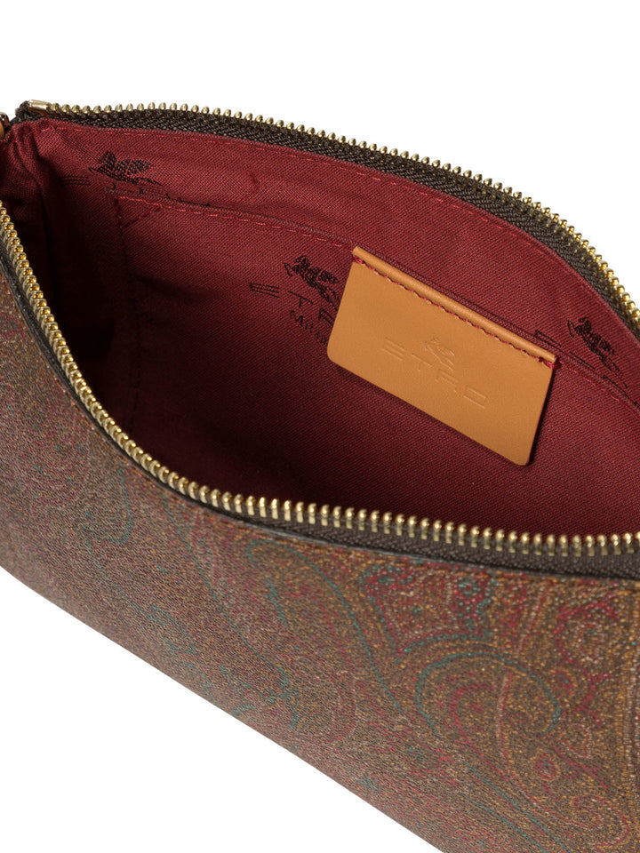 Mini Paisley Shoulder Bags Bordeaux