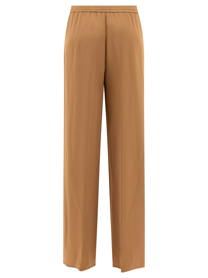 Satin Trousers Beige