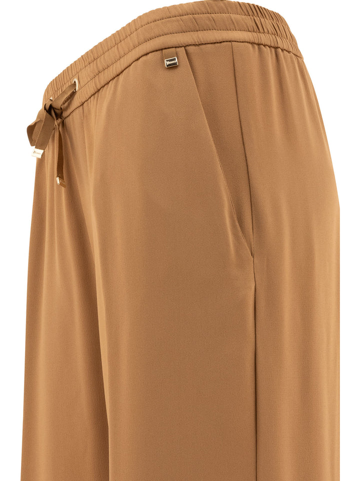 Satin Trousers Beige