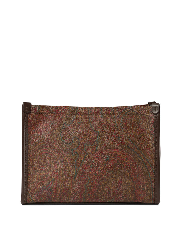 Paisley Pegaso Shoulder Bags Bordeaux