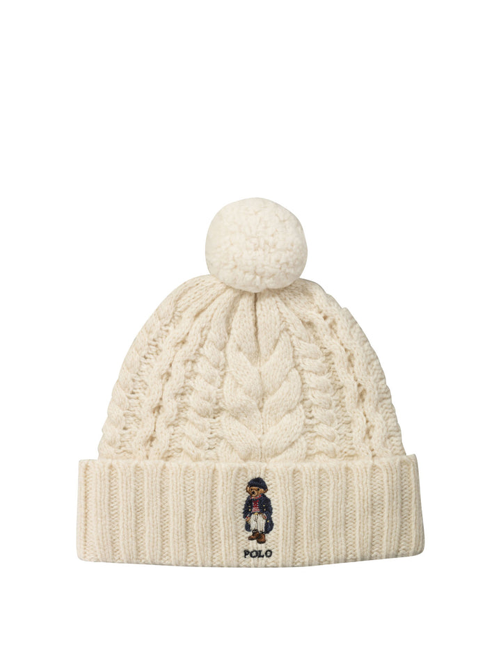 Polo Bear Hats Beige