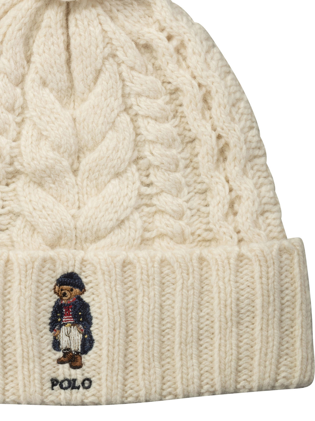 Polo Bear Hats Beige