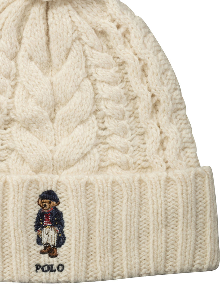 Polo Bear Hats Beige