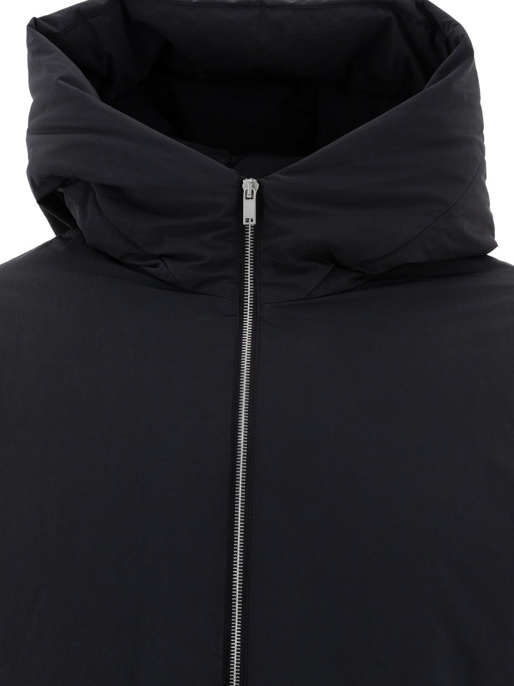 Hooded Down Jacket Jackets Black