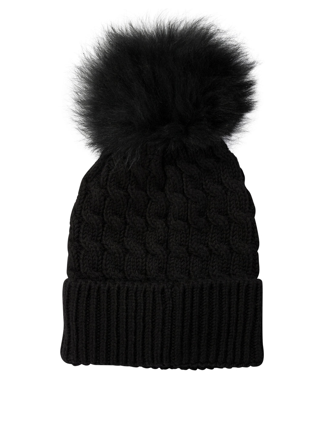 Wool Beanie Hats Black