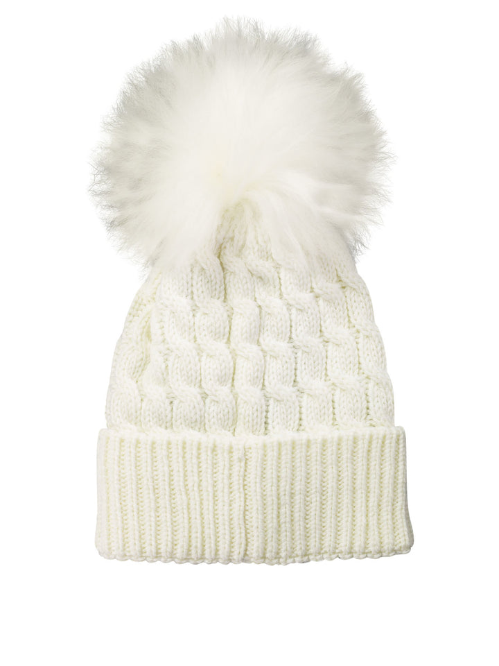 Wool Beanie Hats White