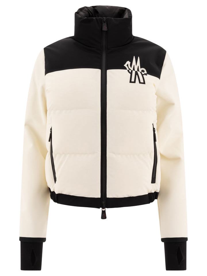 Bicolour Down Jacket Jackets White