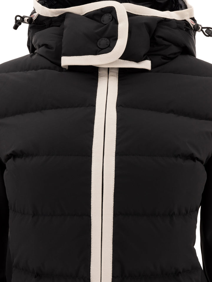 Down Jacket With Contrasting Details Jackets Black