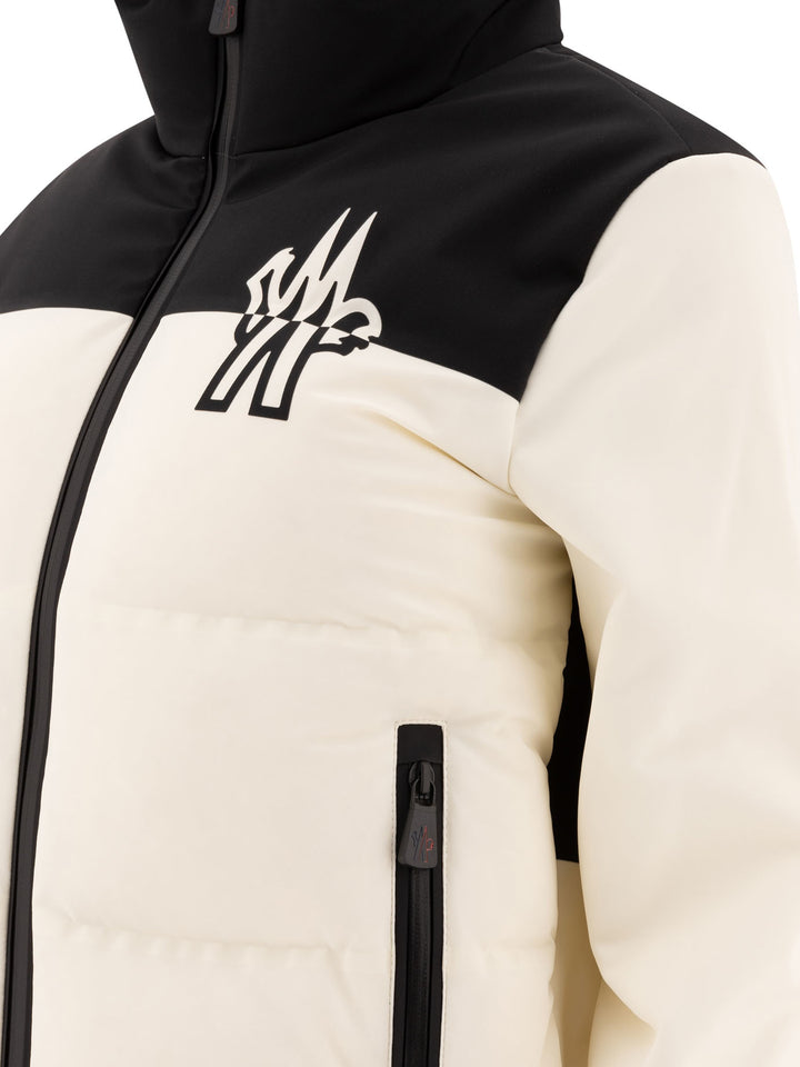 Bicolour Down Jacket Jackets White