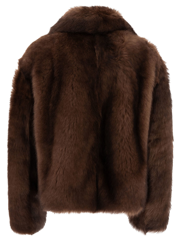 Shearling Coat Coats Brown