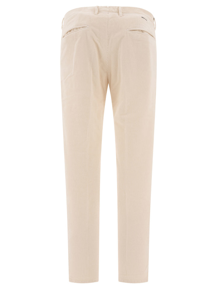 Corduroy Trousers White