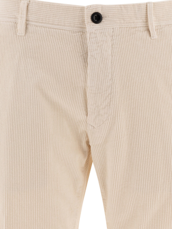 Corduroy Trousers White