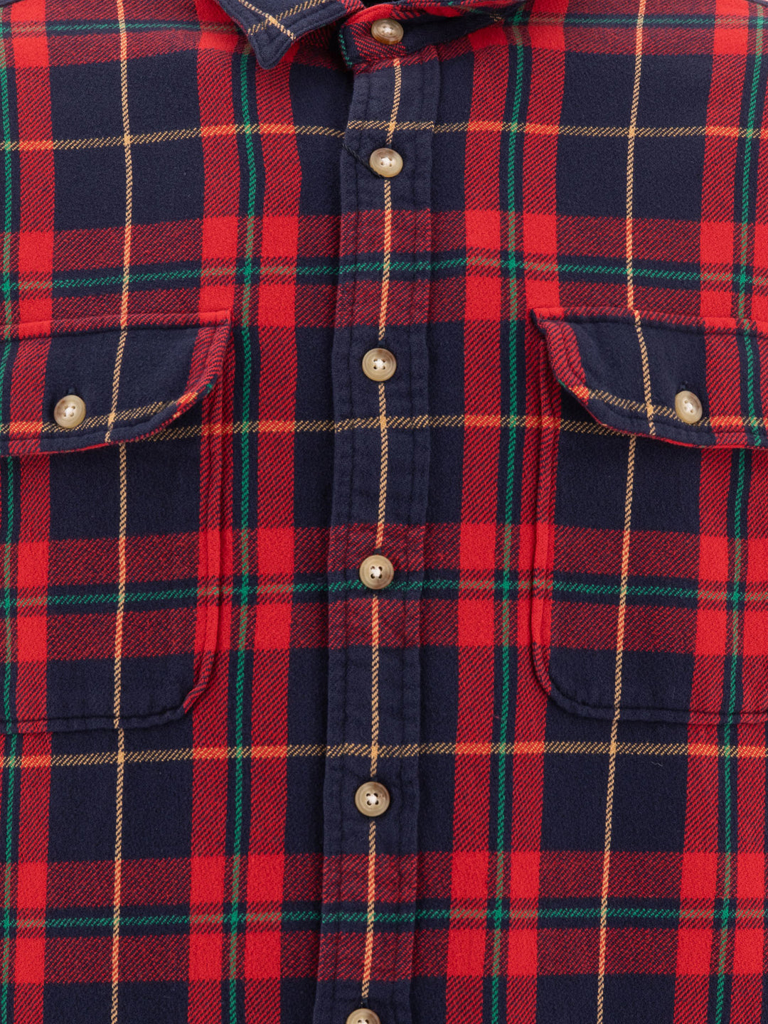 Plaid Shirt Shirts Red