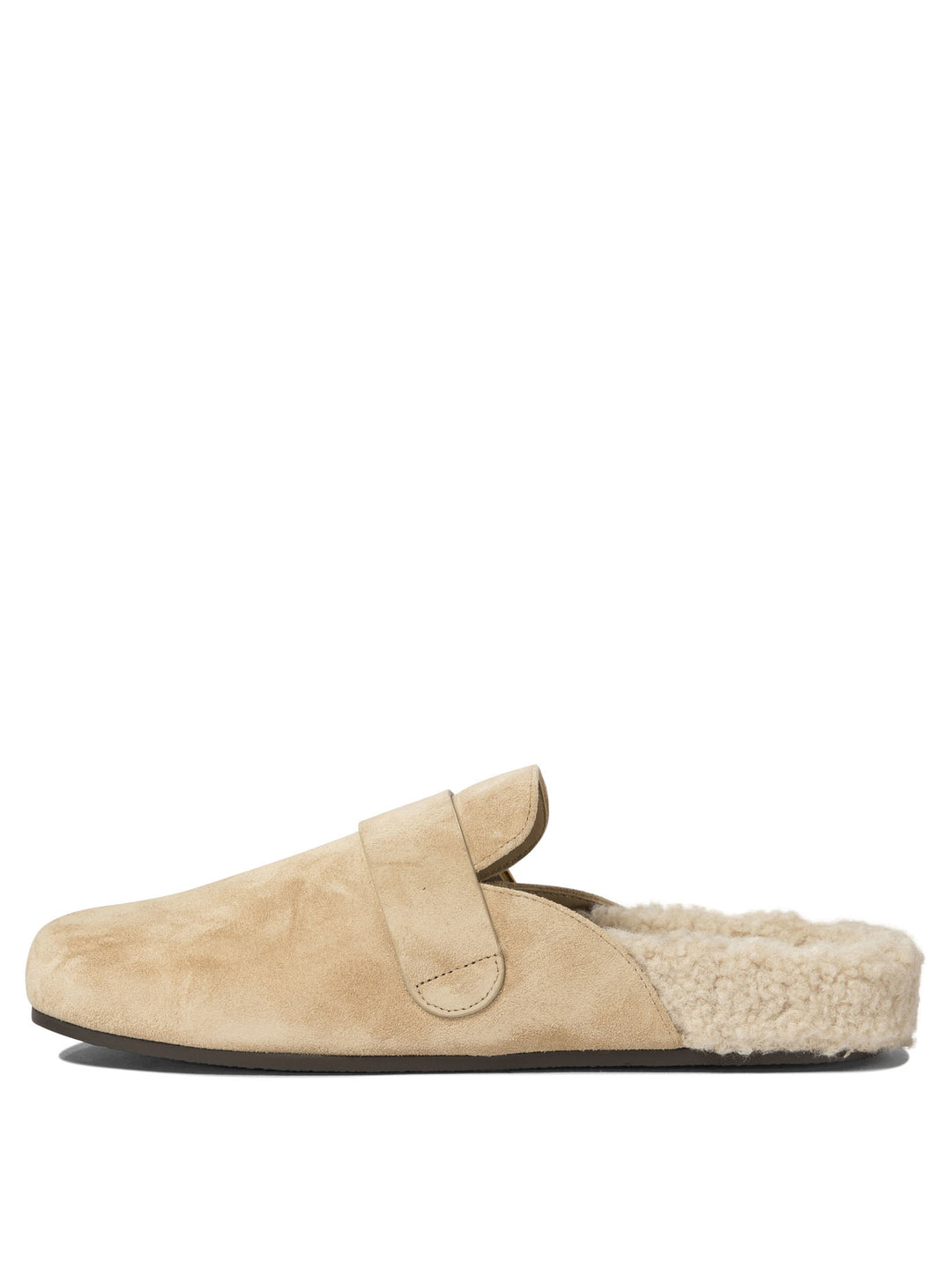 Mellow Shearling Loafers & Slippers Brown