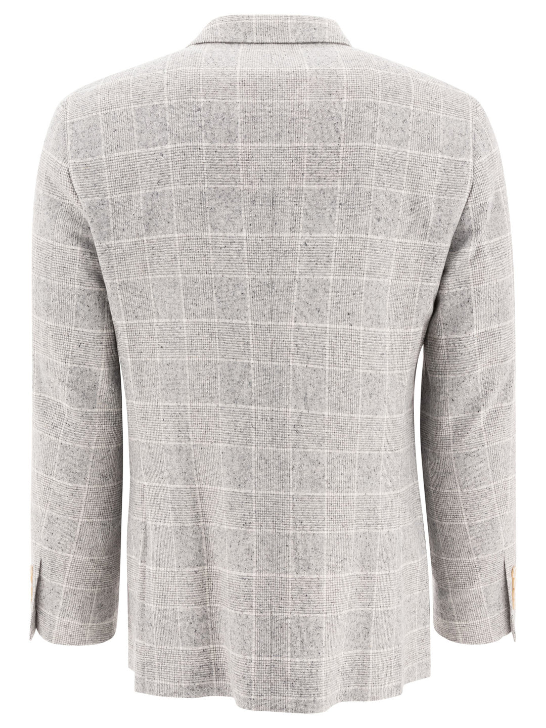 Deconstructed Prince Of Wales Blazer Jackets Grey