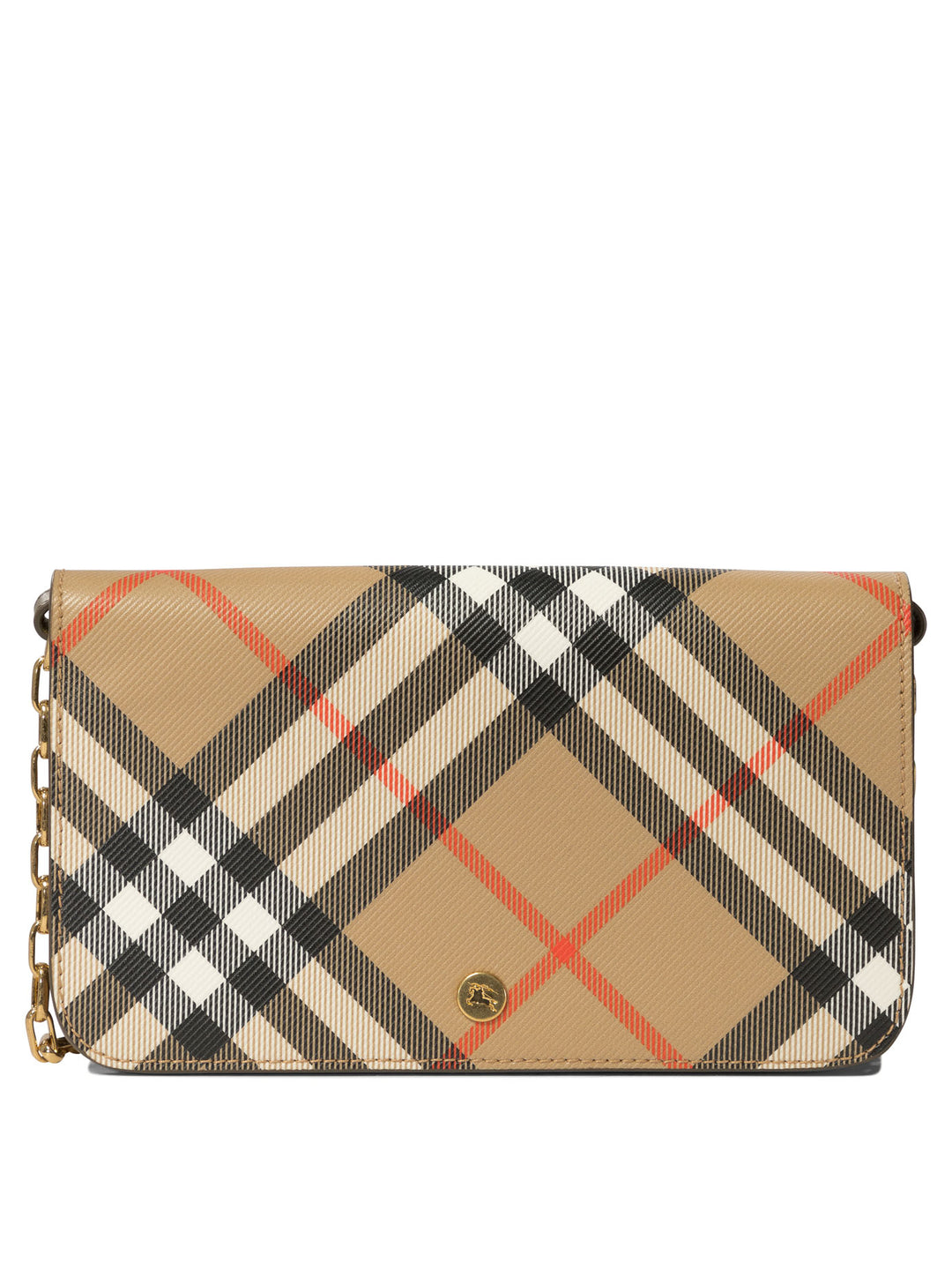 Check Crossbody Bags Beige