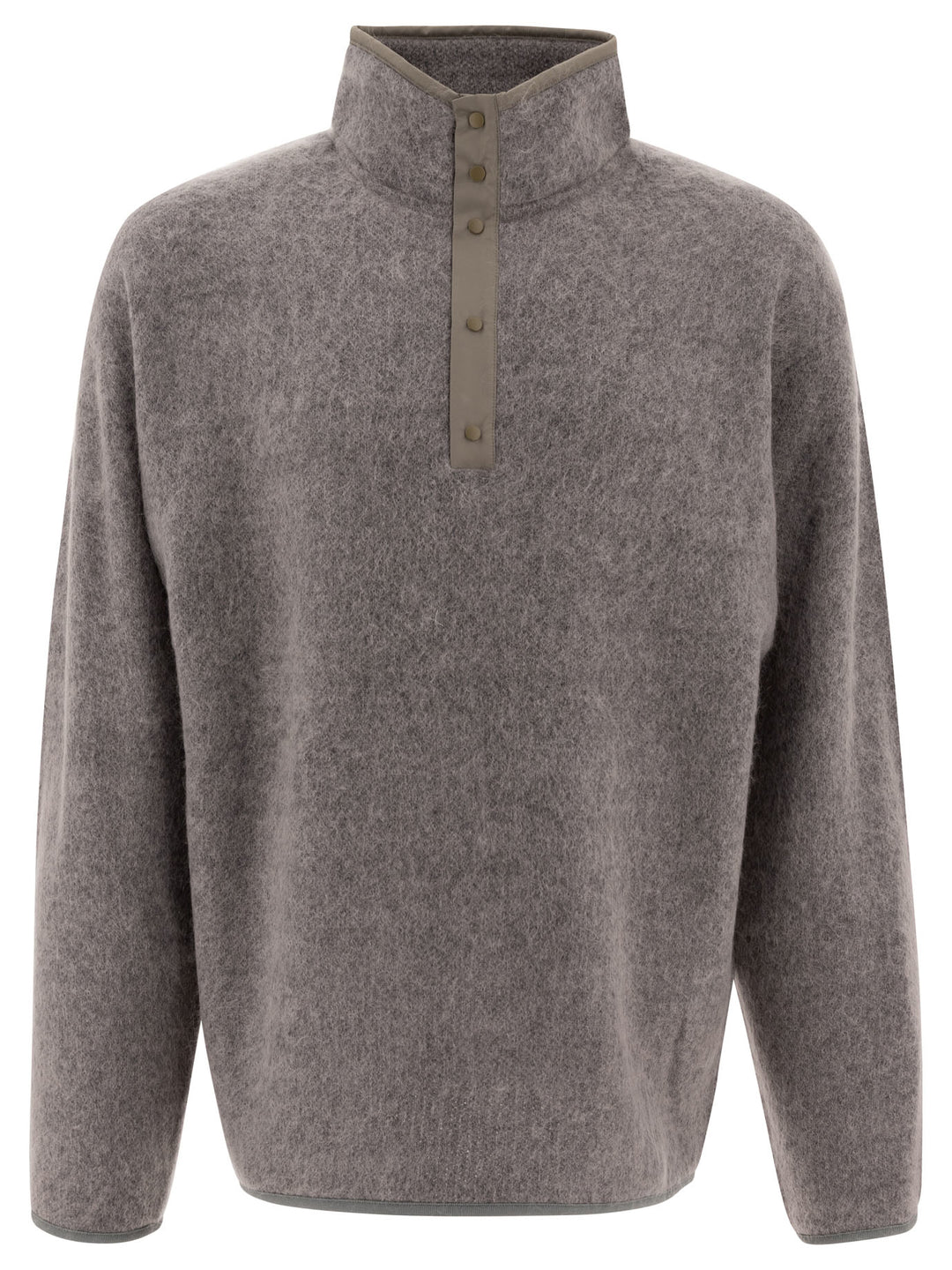 Mohair Sweater Knitwear Grey