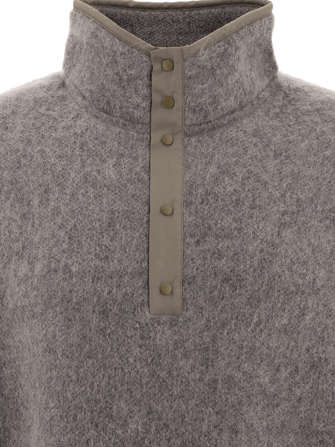 Mohair Sweater Knitwear Grey