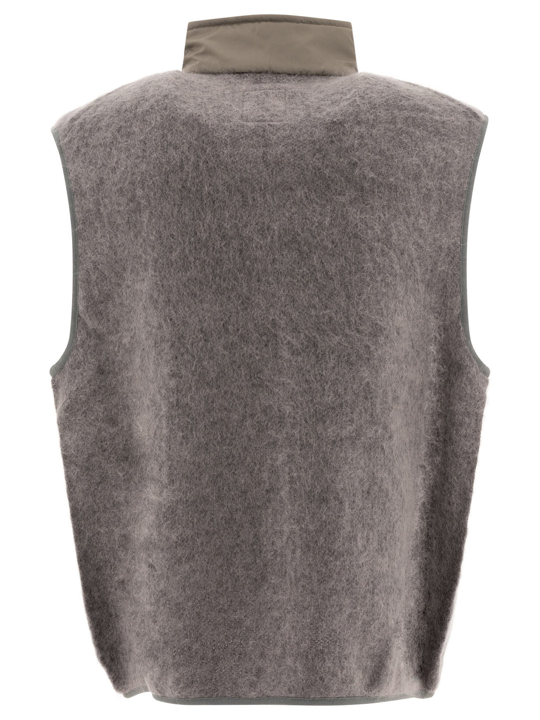 Wool Vest Jacket Jackets Grey