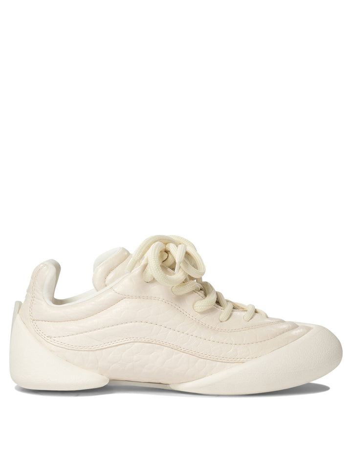 Ivory leather Flexion sneakers