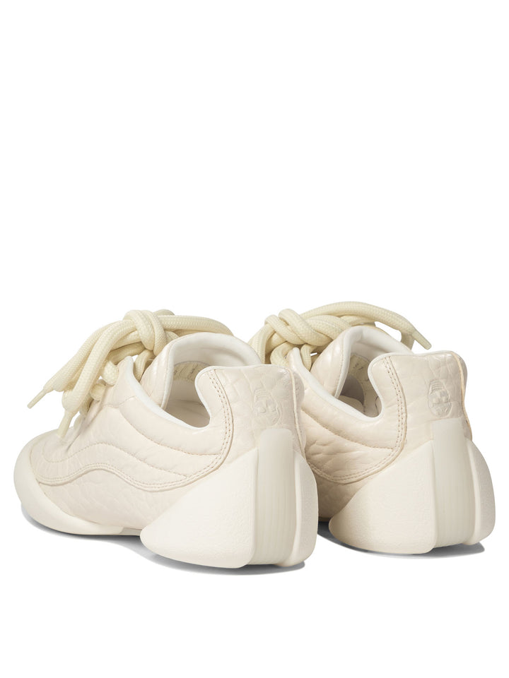 Ivory leather Flexion sneakers