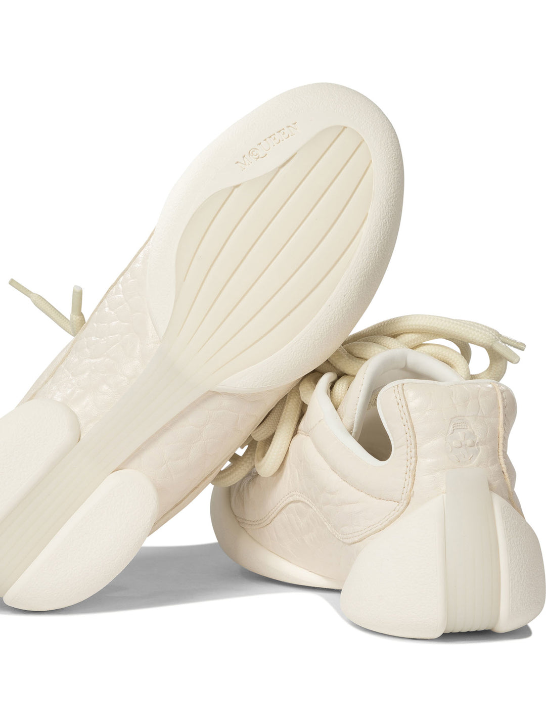 Ivory leather Flexion sneakers