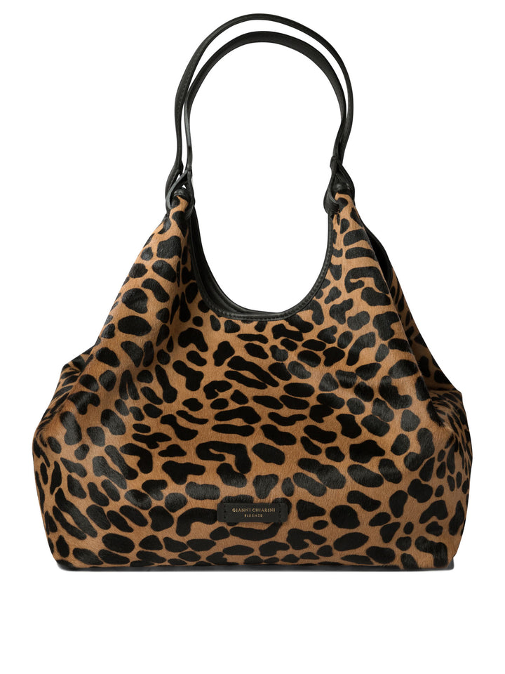 Dua Leo Shoulder Bags Brown