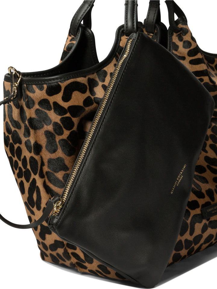 Dua Leo Shoulder Bags Brown