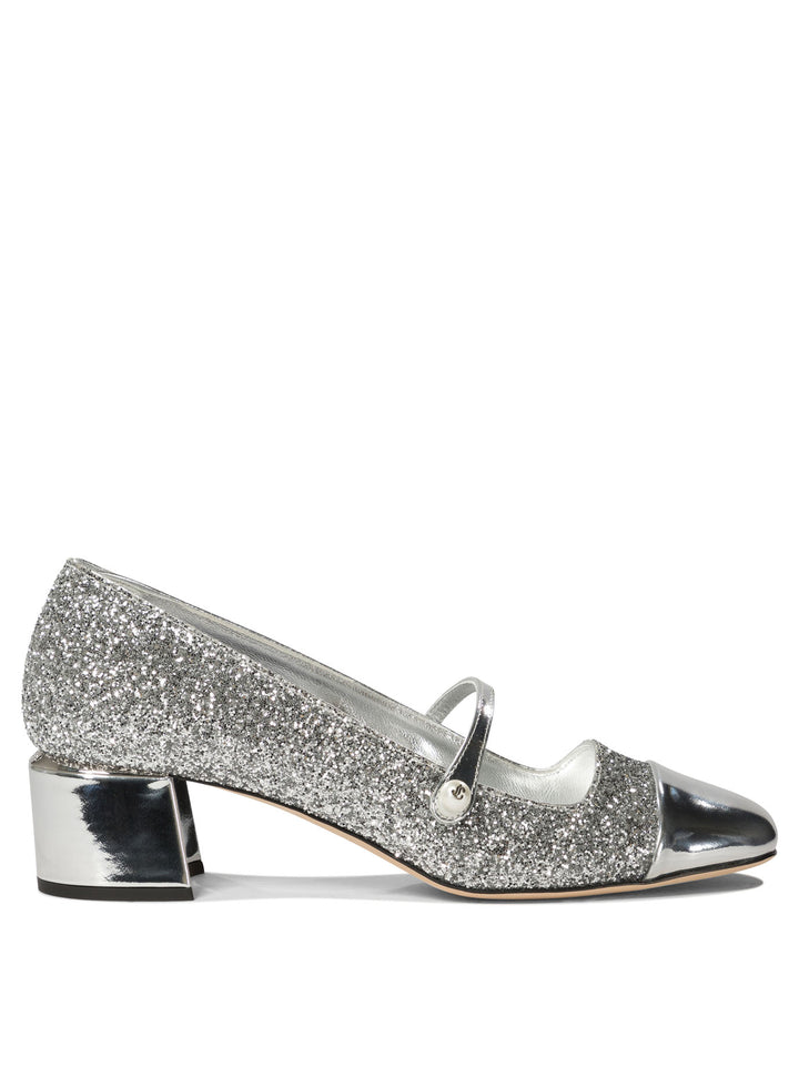 Elisa 45 Heeled Shoes Silver