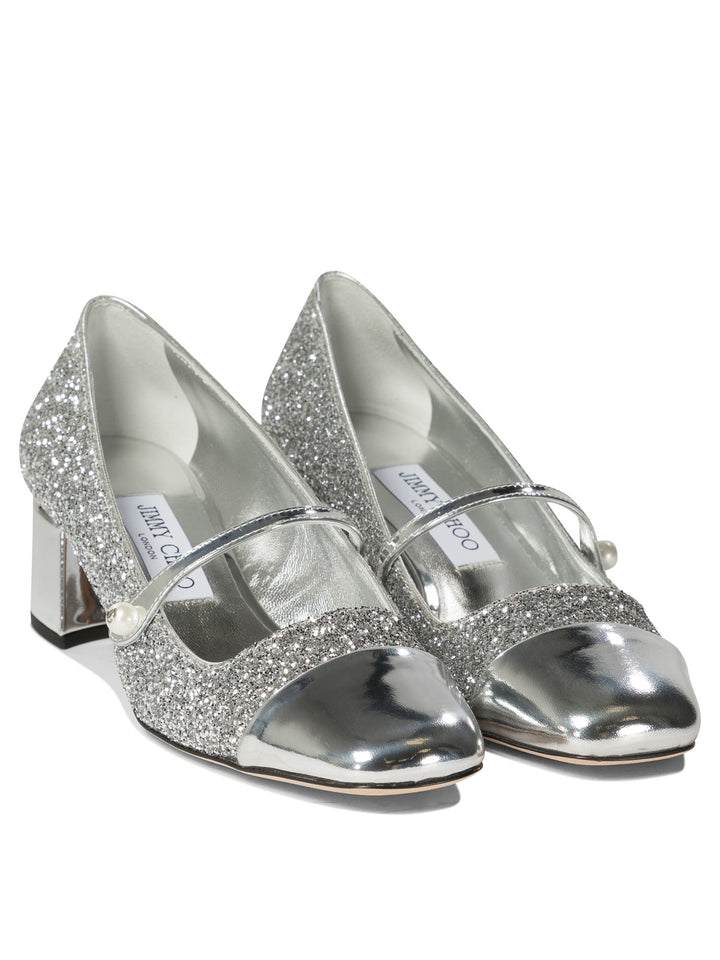 Elisa 45 Heeled Shoes Silver