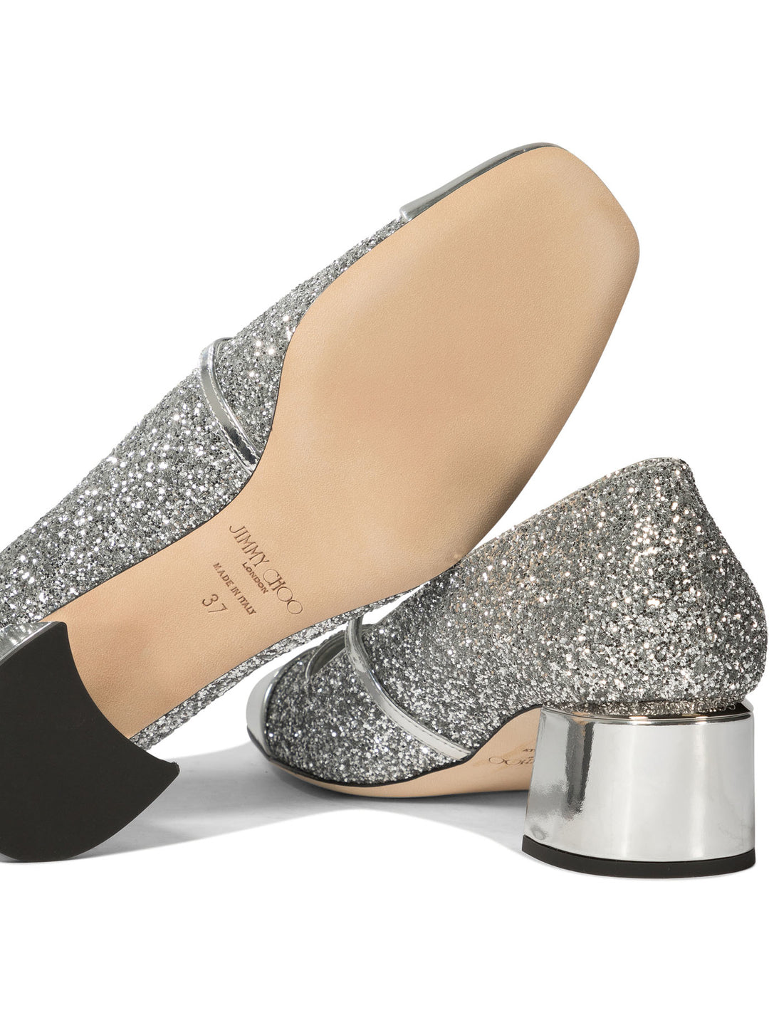 Elisa 45 Heeled Shoes Silver