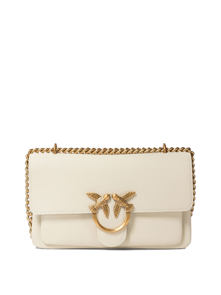 Love One Soft Mini Crossbody Bags White