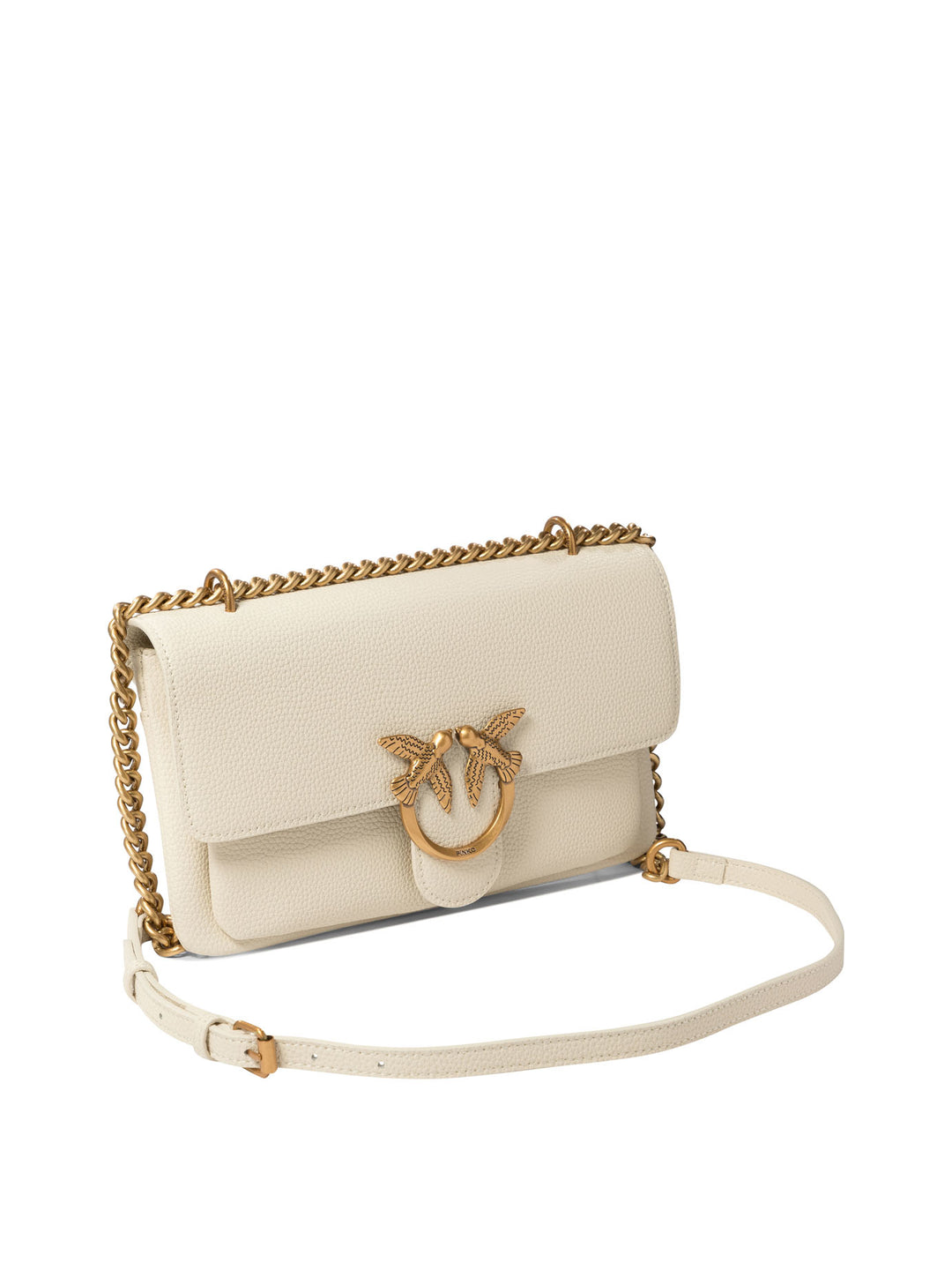 Love One Soft Mini Crossbody Bags White