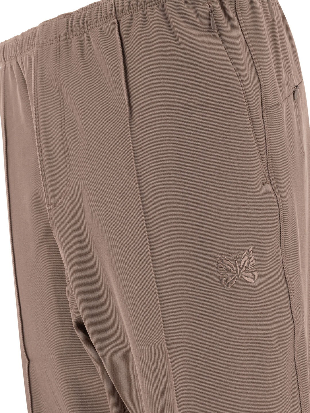 W.U. Boot-Cut Trousers Beige