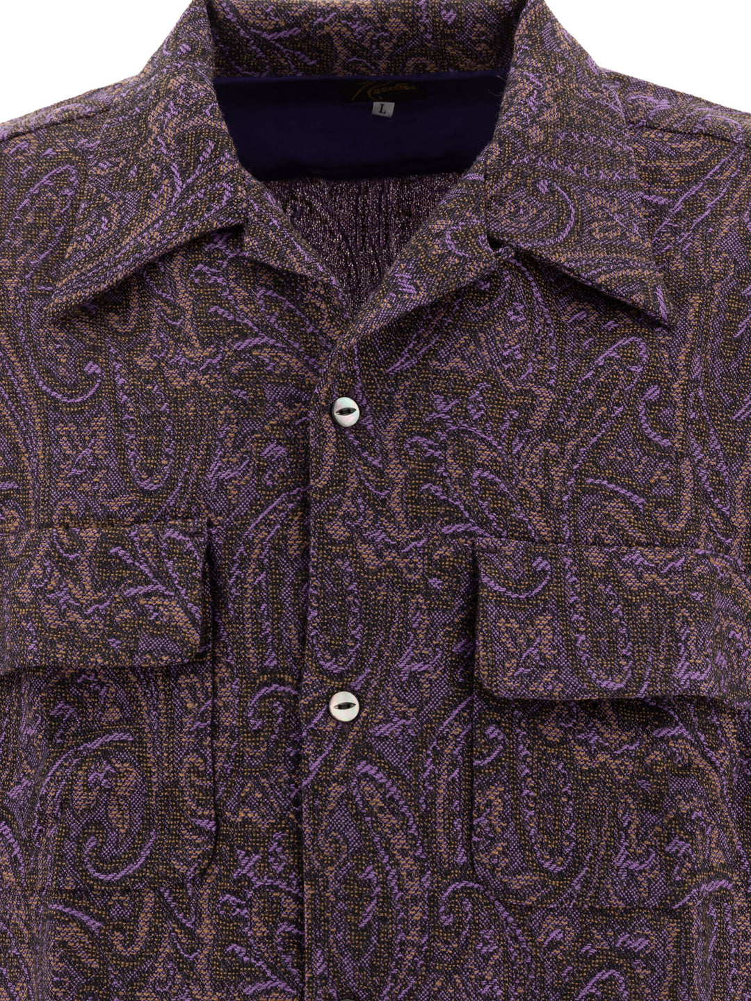 Paisley Wool Shirt Shirts Purple