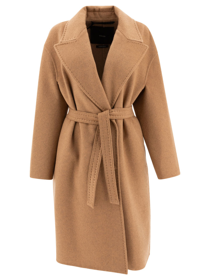 Deconstructed Coat In Cashmere Double Coats Beige