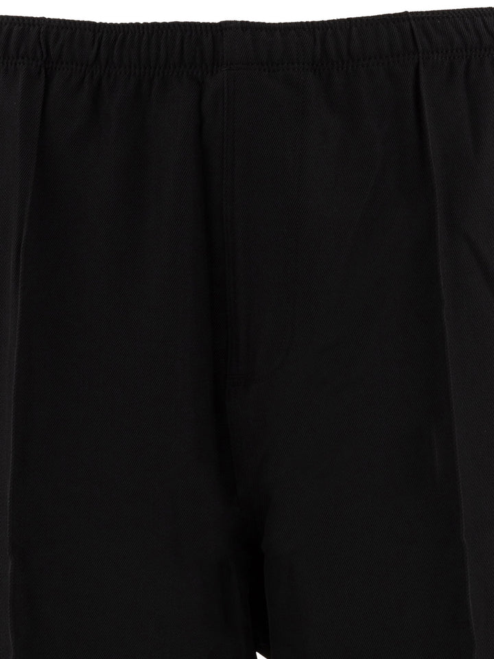 W.U. Boot-Cut Trousers Black