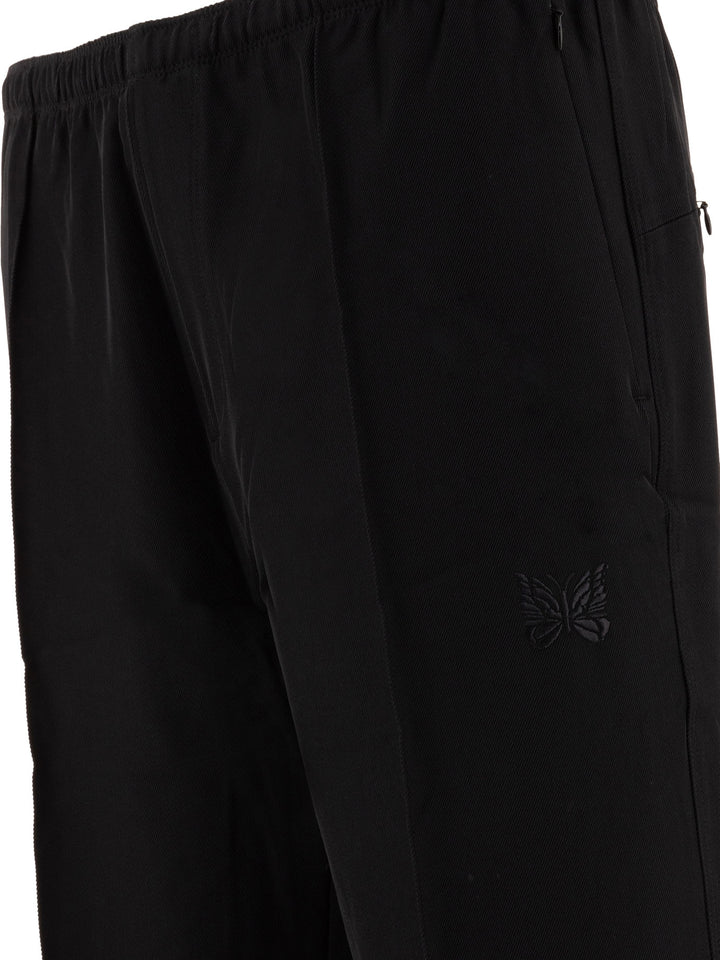 W.U. Boot-Cut Trousers Black