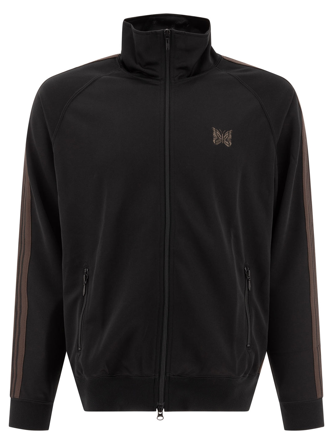 Track Sweatshirt With Side Bands Sweatshirts Black