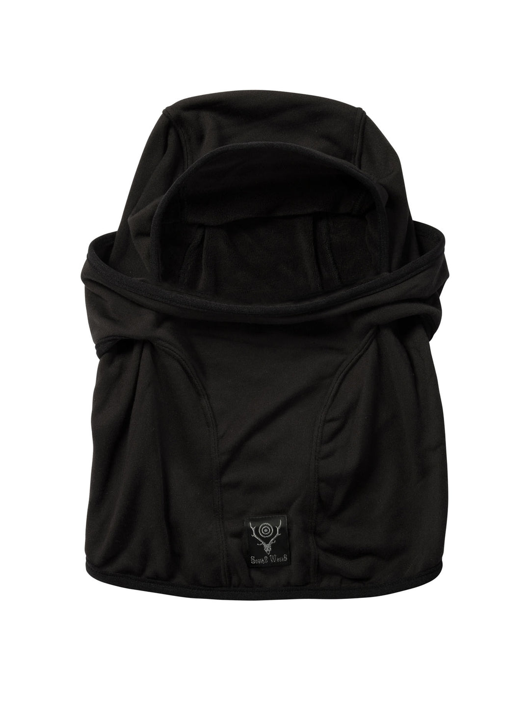 Balaclava With Patch Logo Hats Black